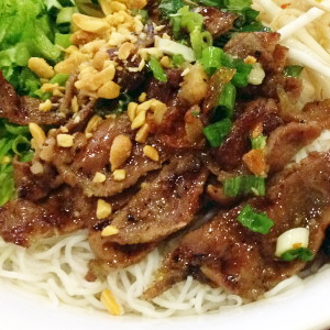 36. Grilled Beef Noodle Bowl - Bún Bò Nướng