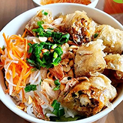 41. Vegetarian Noodle Bowl - Bún Chả Giò Chay