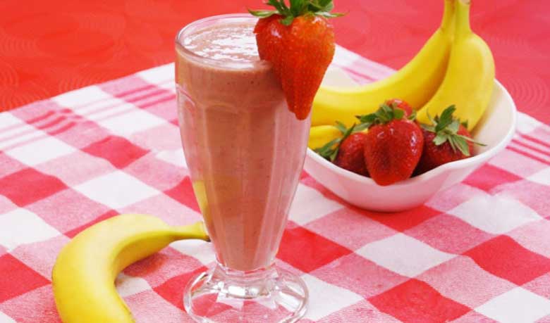 Banana Strawberry Smoothies