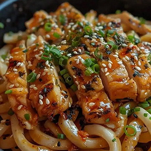 57. Udon With Chicken - Udon Xào Gà