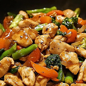 59. Mixed Vegetables W/Chicken- Gà Xào Rau Củ