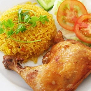 62. Deep Fry Chicken - Cơm Gà Xối Mỡ