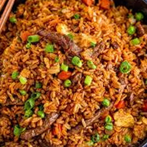 63. Fried Rice With Beef – Cơm Chiên Bò