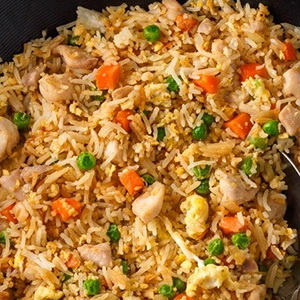 64. Fried Rice With Chicken – Cơm Chiên Gà